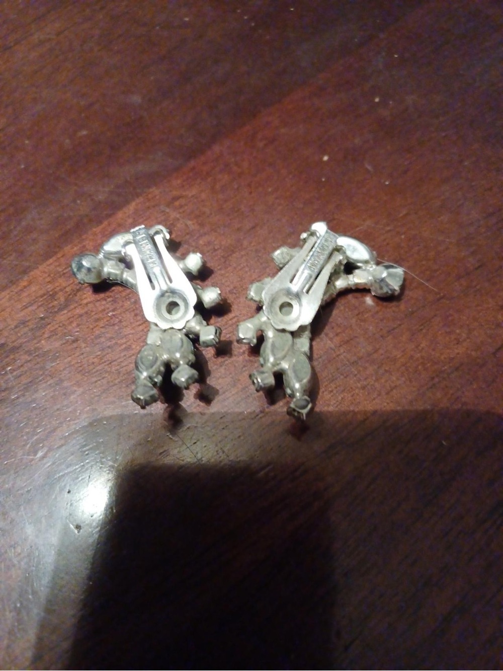 Silver-Tone Men's Clip-On Earrings